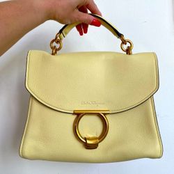 NEW‼️ Salvatore Ferragamo Mini Gancini Top Handle Calfskin Bag