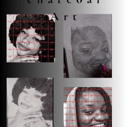 Charcoal Portrait Art