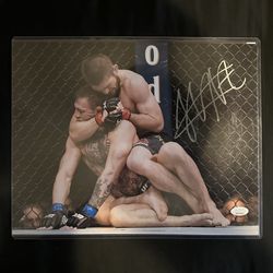 Khabib Nurmagomedov Authenticated Jsa Autograph 