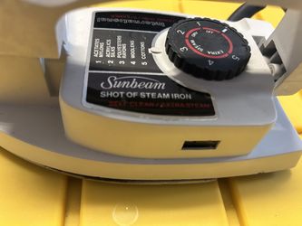 Vintage Sunbeam Shot of Steam Travel iron