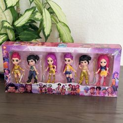 KPop demon hunter figurines 6pc set