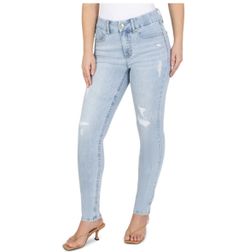 SEVEN7 WOMEN'S  TUMMYLESS JEANS, HIGH RISE SKINNY AMSTERDAM 