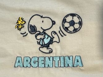 Argentina Snoopy Woodstock Tshirt ML
