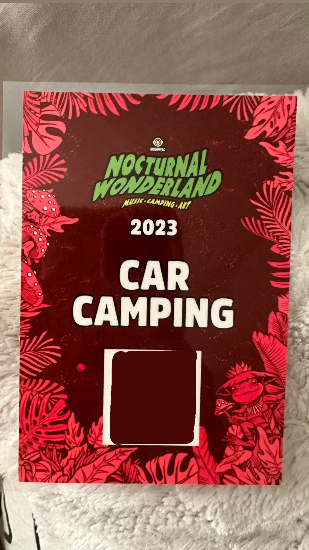 Nocturnal Wonderland Car Camping Pass