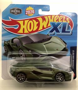 🔥New Hot Wheels XL 2026 Lamborghini Sian FKP 37 9/24 Green🔥Metal LARGE HOT WHEELS