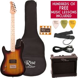 Rise by sawtooth electric guitar