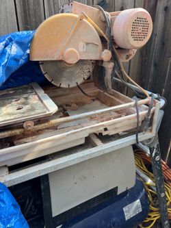 Masonary wet saw