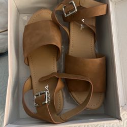 Soda Wedge Sandals 