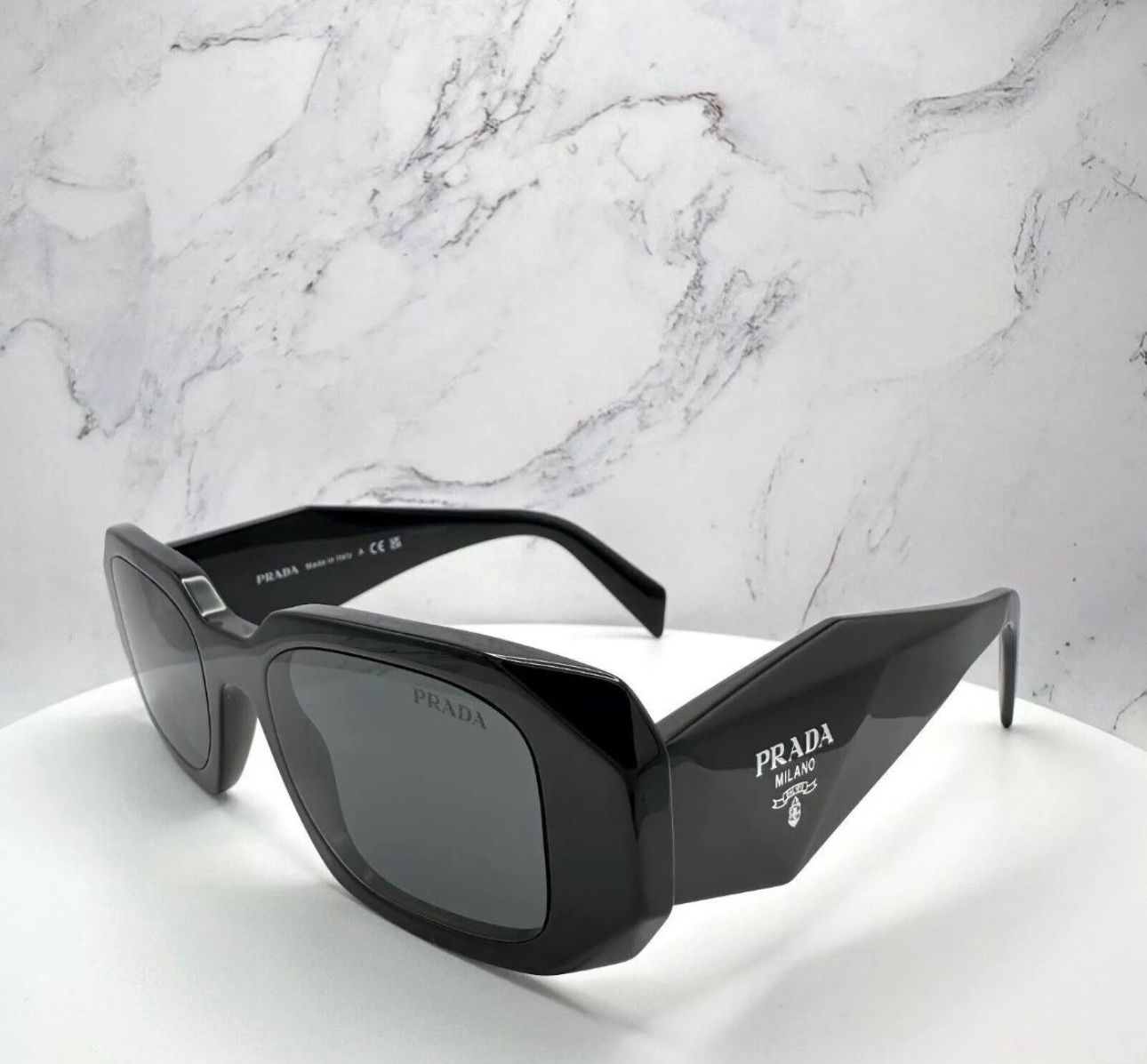 Prada Black Chunky Sunglasses