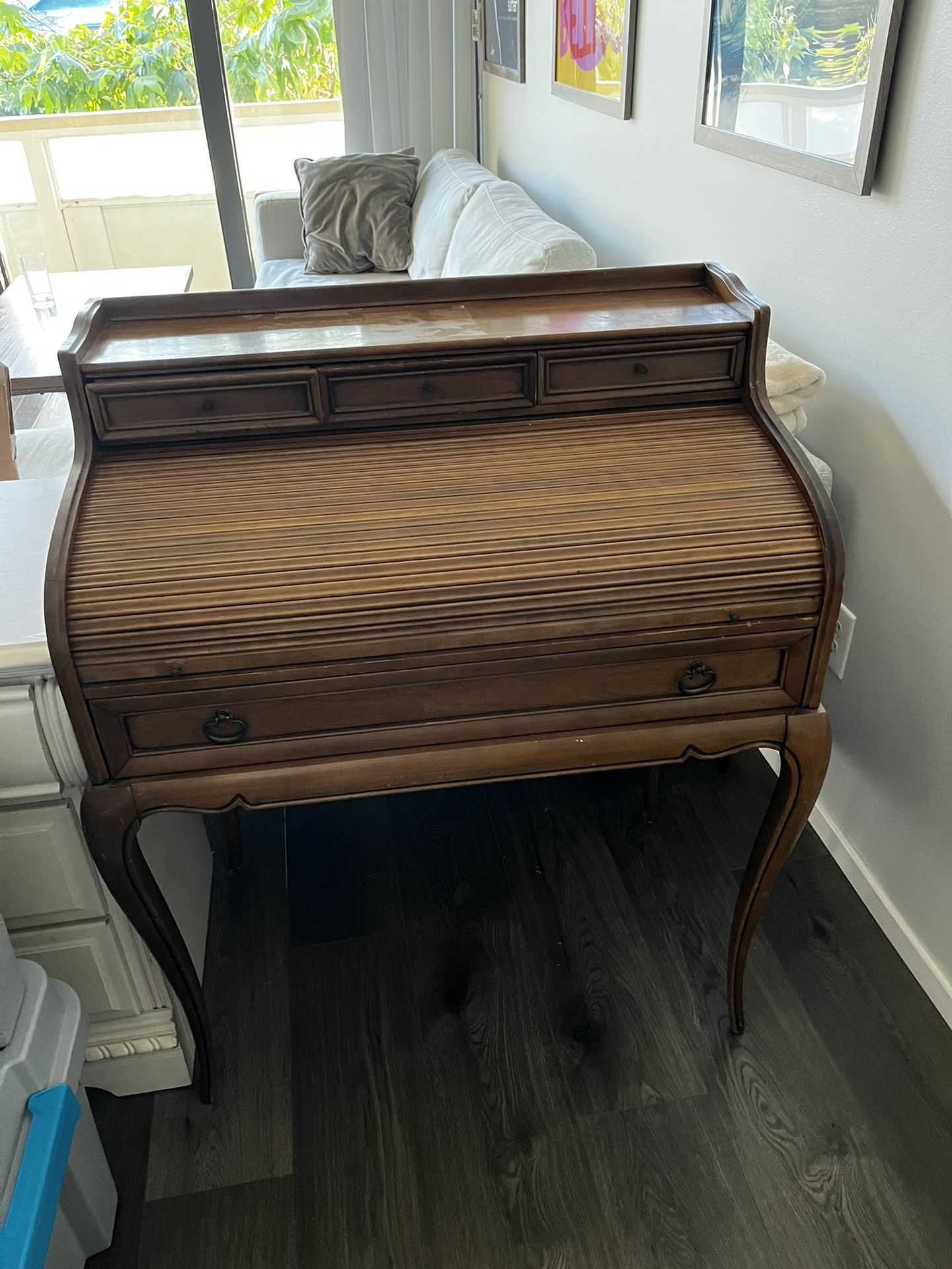 Antique Roll Top Desk 