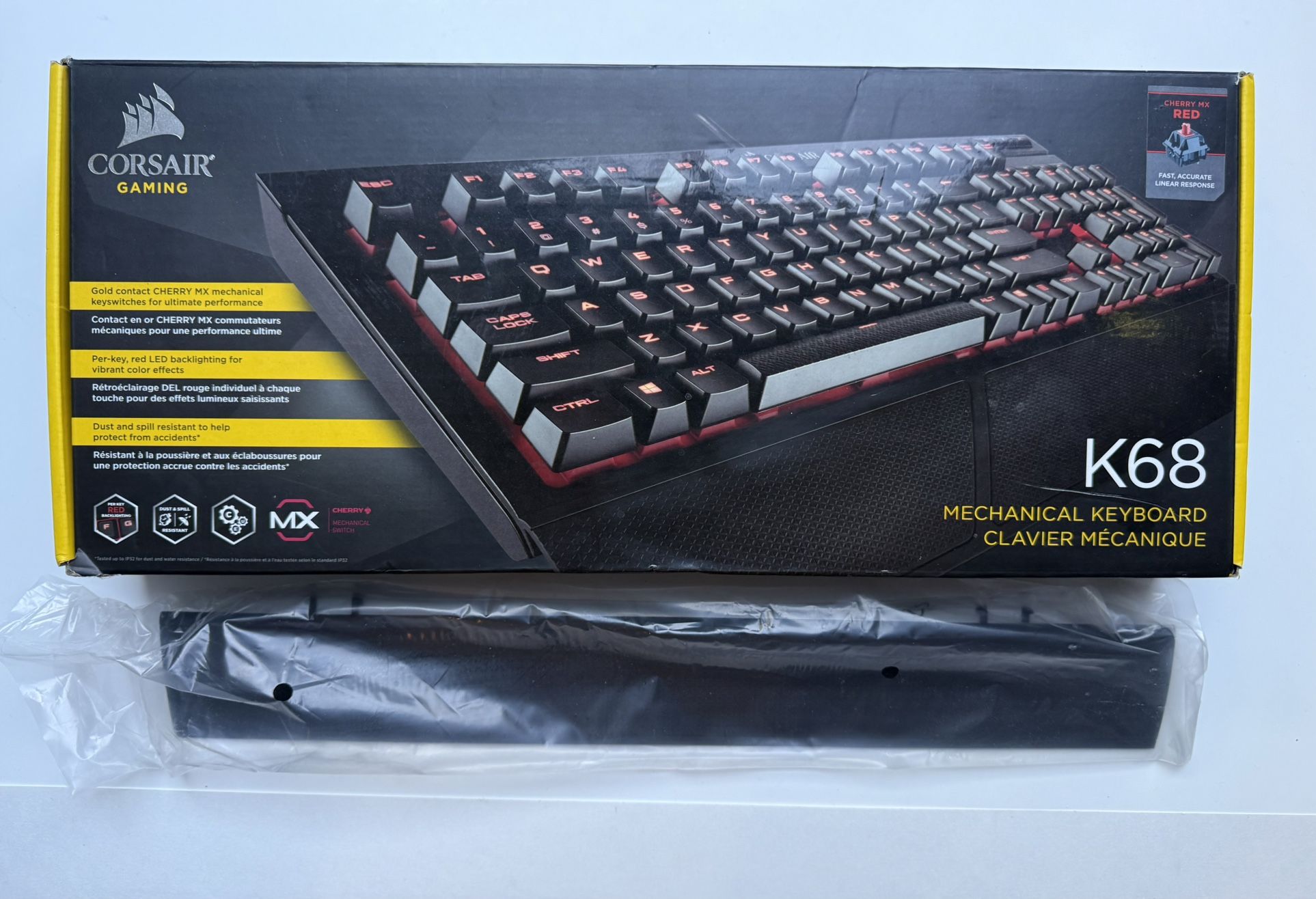 K68 Mechanical Gaming Keyboard — Red LED — CHERRY® MX Red