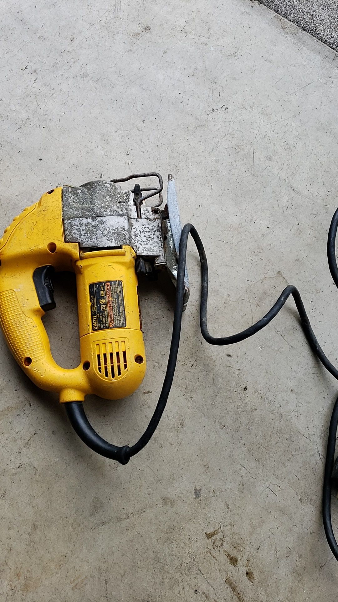 Free dewalt jig saw