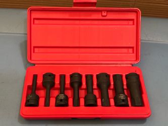 NEIKO Tools 1/2 in. Drive Metric Impact Allen-Bit Socket Set (8-Piece)