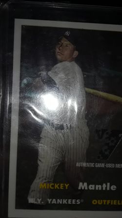 Mickey mantle baseball card tops mmr 57
