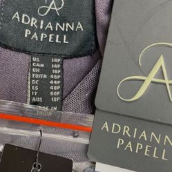 Adrianna Papell Dress Purple