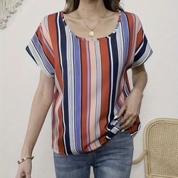 Womens Striped Blouse 