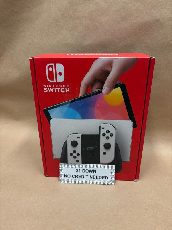 Nintendo Switch OLED Gaming Consoles New - Only $1 Today Pay The Rest Later!