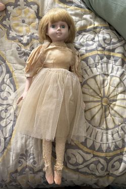 Vintage Porcelain Ballerina Doll