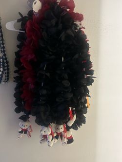 Graduation leis with bear