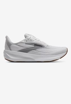Brooks Revel 9 Women's White Gray Mesh Lace Up Low Top Running Walking Sneakers