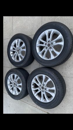 4 — 245/60r18 5x4.5 5x114.3 Stock Kia Telluride Cx-9 Suv Wheels Rims Good Firestone 80% Treads 2024 DOt!!!