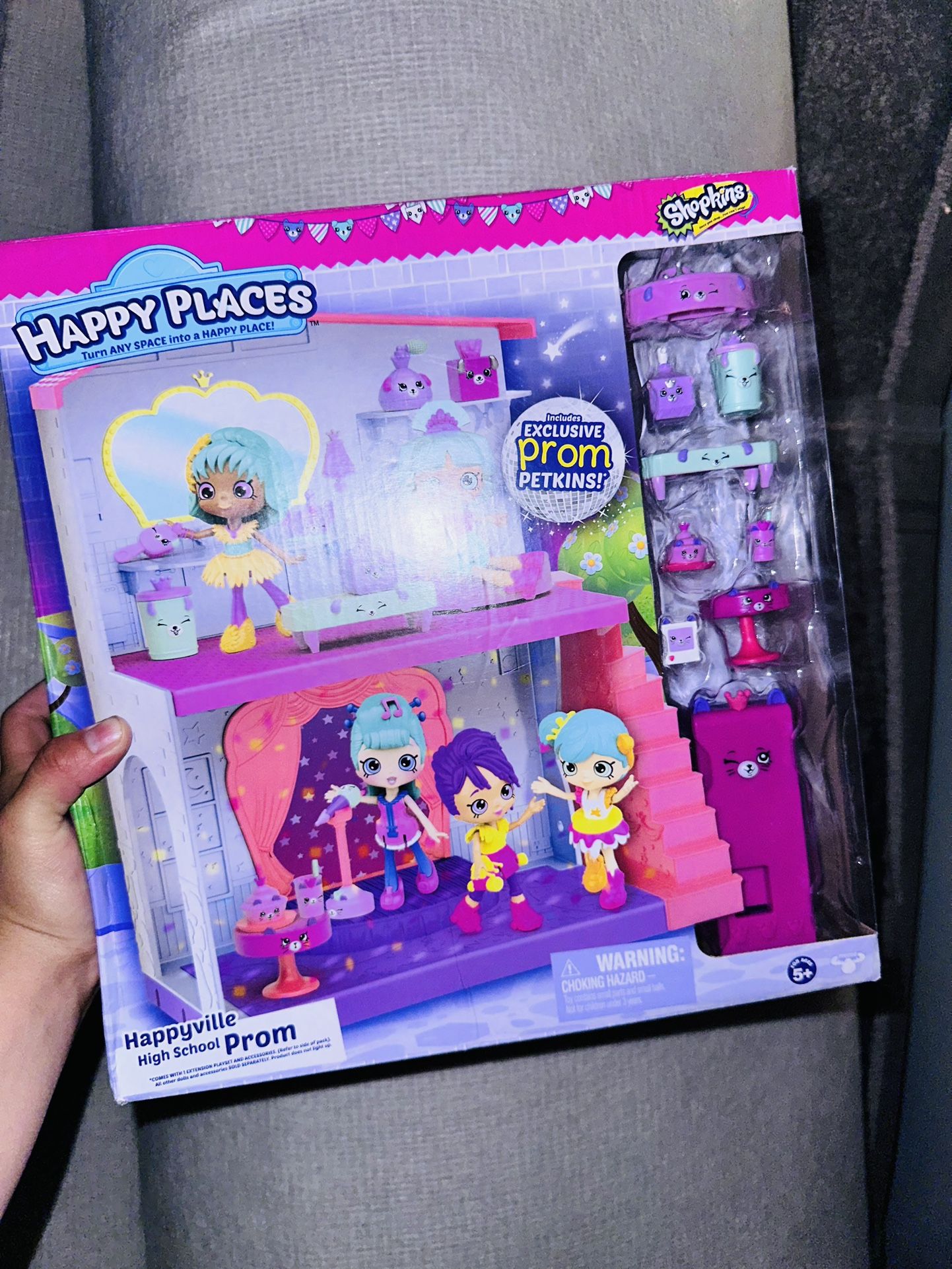 Happy Places Shopkins School Extension Prom NIGHT Toy Doll Playset