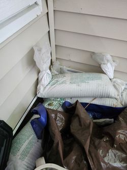 Five sandbags