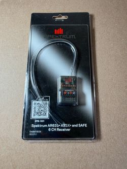 Spektrum AR631+ 6 Channel AS3X+ & Safe Receiver, SPM-1031