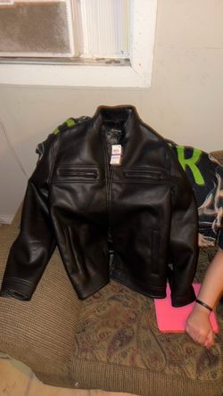 inc international concepts leather jacket mink inside