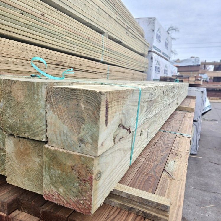 8x8x12 Pressure Treated Post! Postes Verdes Tratados🔥