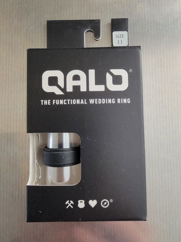 Qalo Functional Wedding Ring NEW In Unopened Box 
