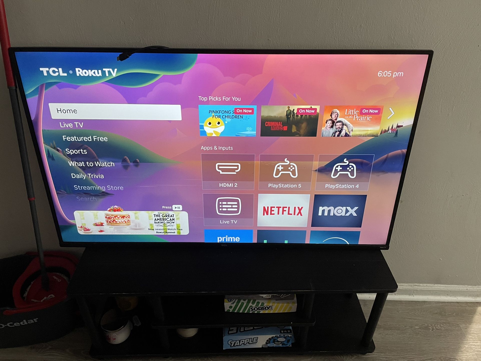 55 Inch Roku Smart Tv. Need Gone ASAP