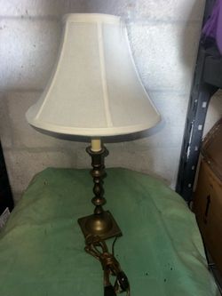 Vintage table lamp brass