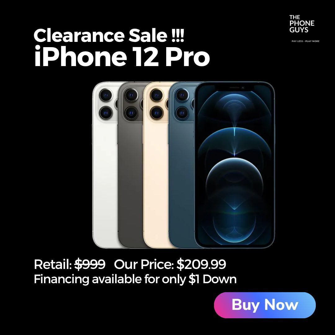 📱 iPhone 12 Pro – ¡Mega Rebaja! Desde Solo $209.99 | Ahorra Hasta $800