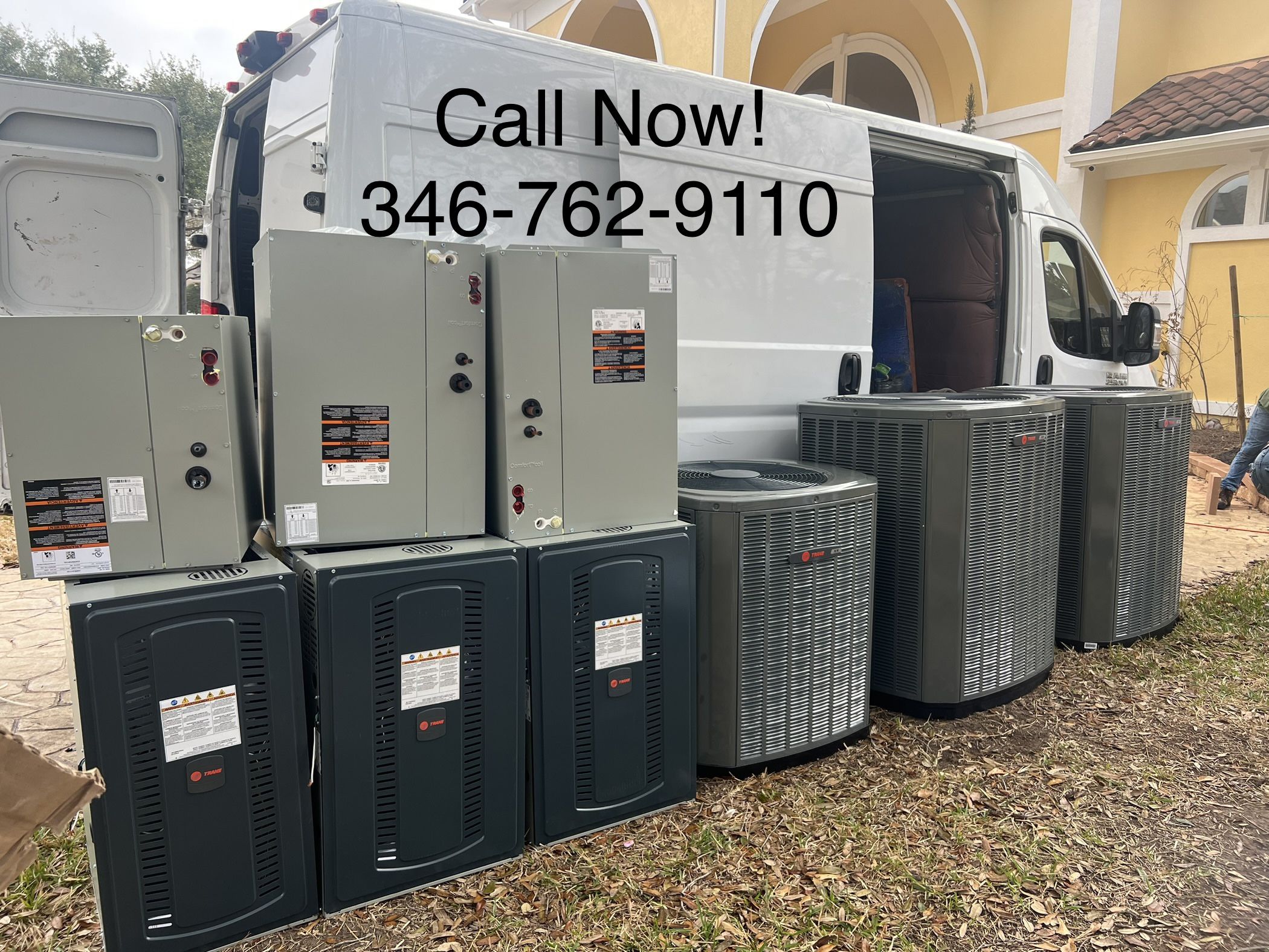 Trane AC Condenser, Furnace And Coil