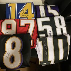 SIGNED NFL JERSEYS