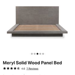 Wooden Floating Bed Frame 