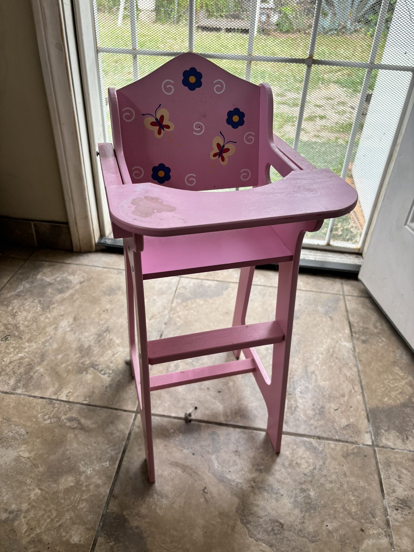 Baby Doll High Chair  $5 OBO