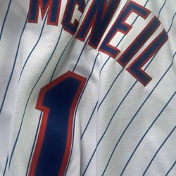 Original Mets Jersey McNeil #1 Medium and XL