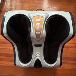 Shiatsu Electric Foot and Calf Massager with Heat Vibration Deep Kneading