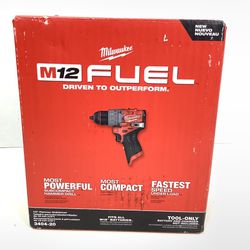 Milwaukee M12 1/2” Hammer Drill/Driver Tool Only