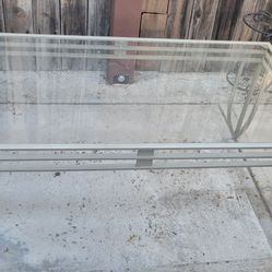 Glass/Metal TV Stand & End Table