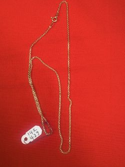 CADENITA. ORO 14 K. 4.2 Gramos 20 Pulgadas Larga