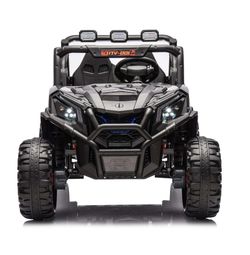 4WD 24 V Ride on Toys UTV with 2 XL Seaters, 4*200W Motor Kid Electric Power Rides with Remote Control, LED Lights, Spring Suspension, 3 Speeds, Bluet