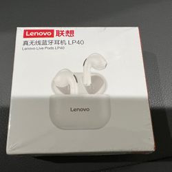 New Lenovo Live Pods LP40 Bluetooth Headphones 