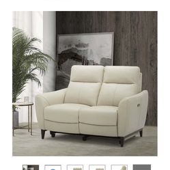 Brand new leather reclining sleeper sofa