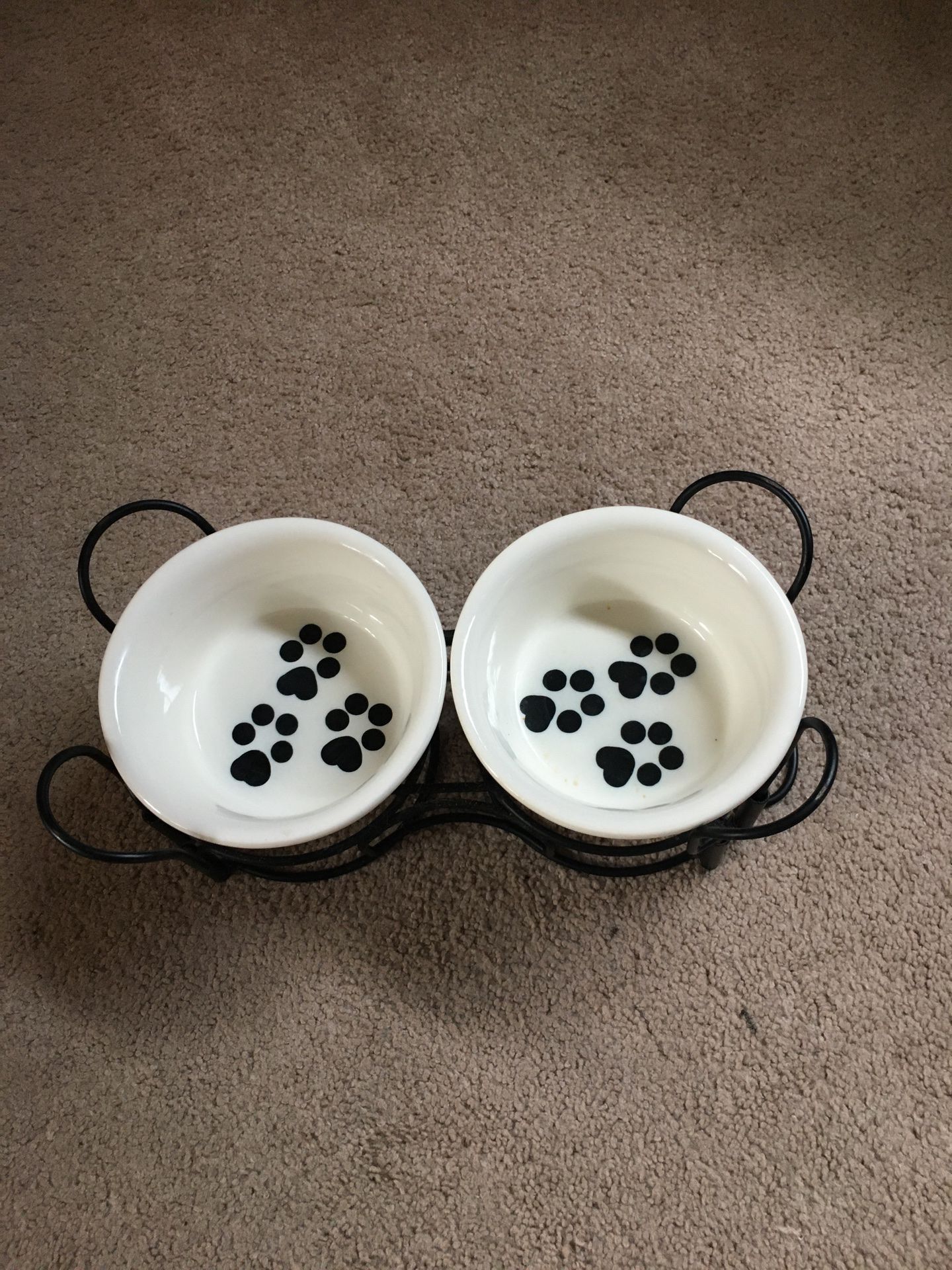 DOG BOWL SET - FOR SMALL TO MEDIUM SIZE DOGS