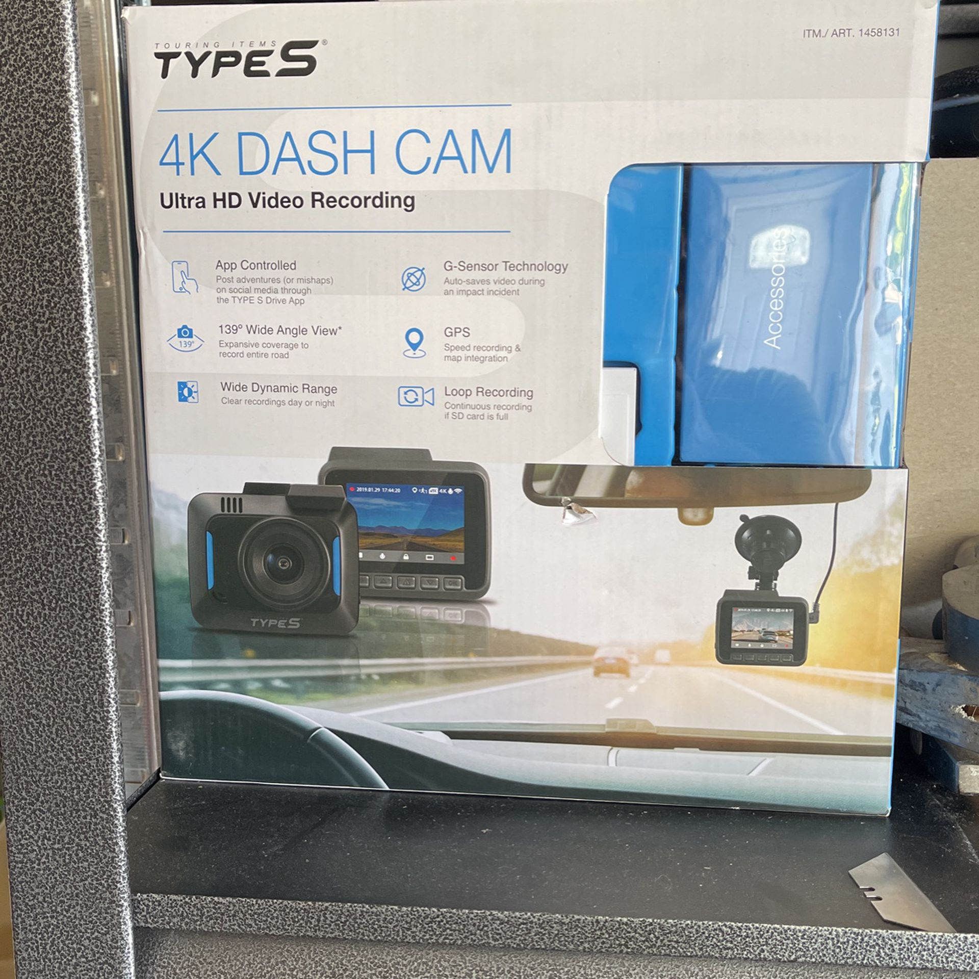 Type S Ultra HD 4K Dash Cam