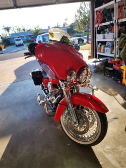 HD 2010 STREET Glide Orange Red