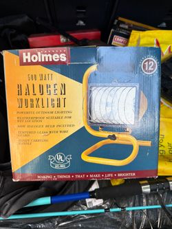 Brand New Vintage Holmes 500W Halogen Work Light – New In Box (HL-901)